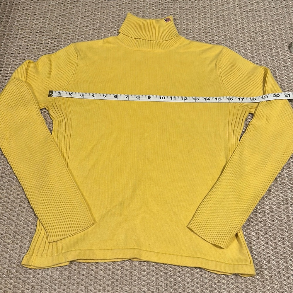 Polo Ralph Lauren Cotton Turtleneck Canary Yellow